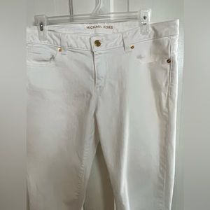 Michael Kors size 10, rise 9, inseam 27 and waist 17.5